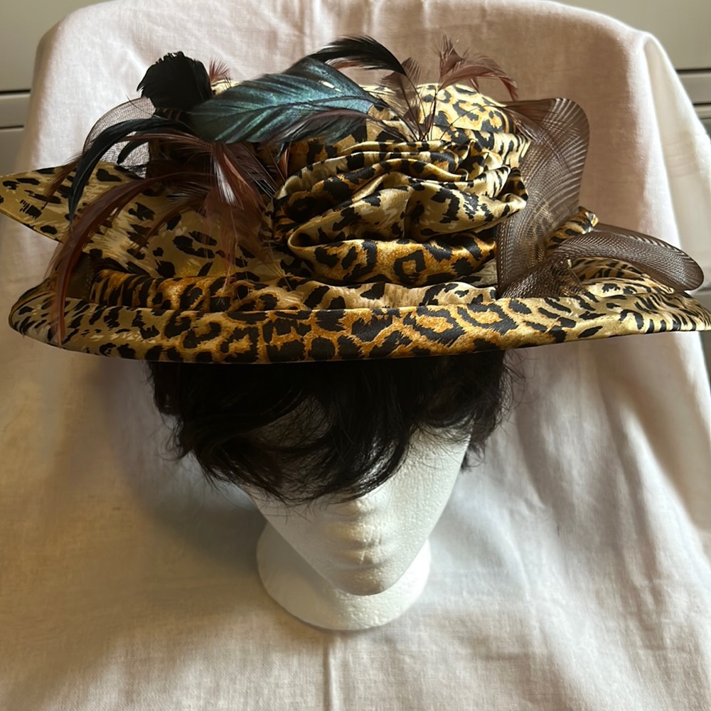 Animal Print Women’s Designer Hat.